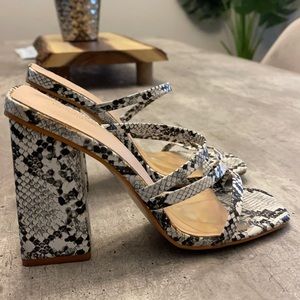 Pretty Little Thing | Snake Skin Heels